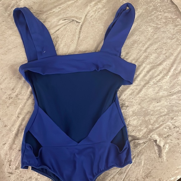 Cobalt blue free people body suit - Picture 2 of 3